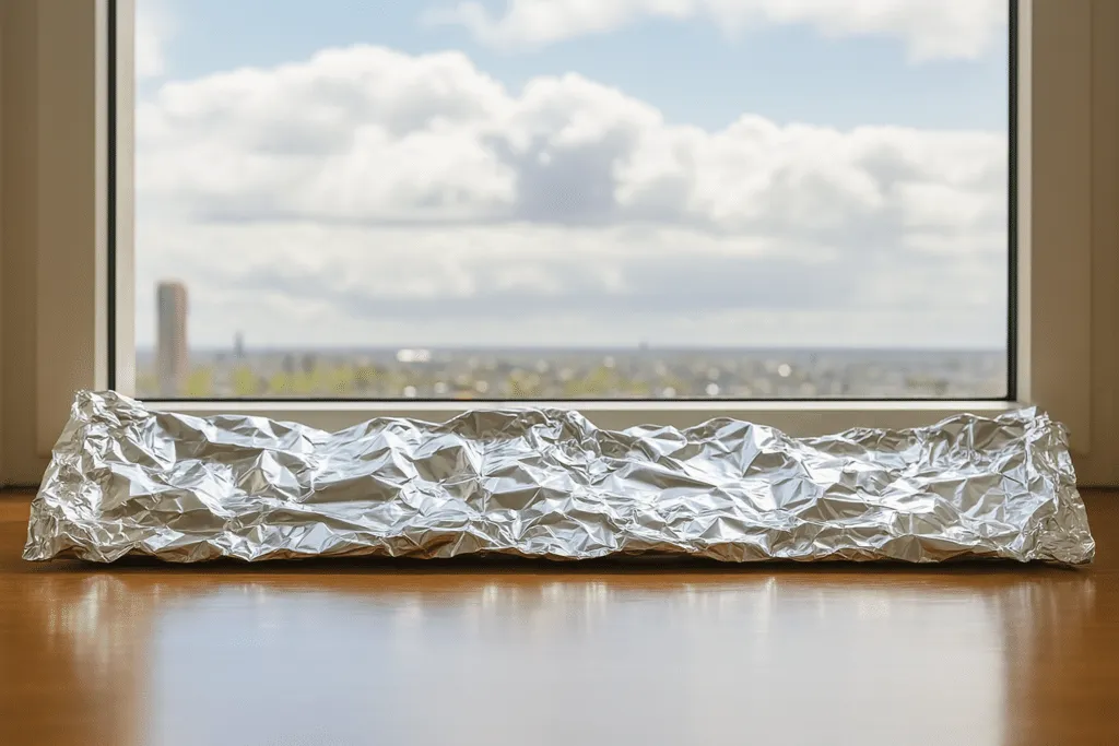 Så håller aluminiumfolie duvor borta från dina fönsterbrädor