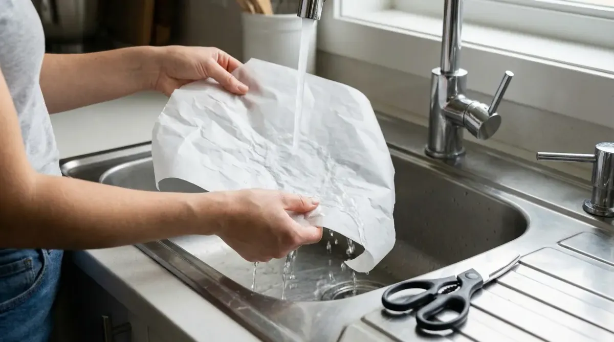 Varför blött bakplåtspapper är ett proffsknep i köket