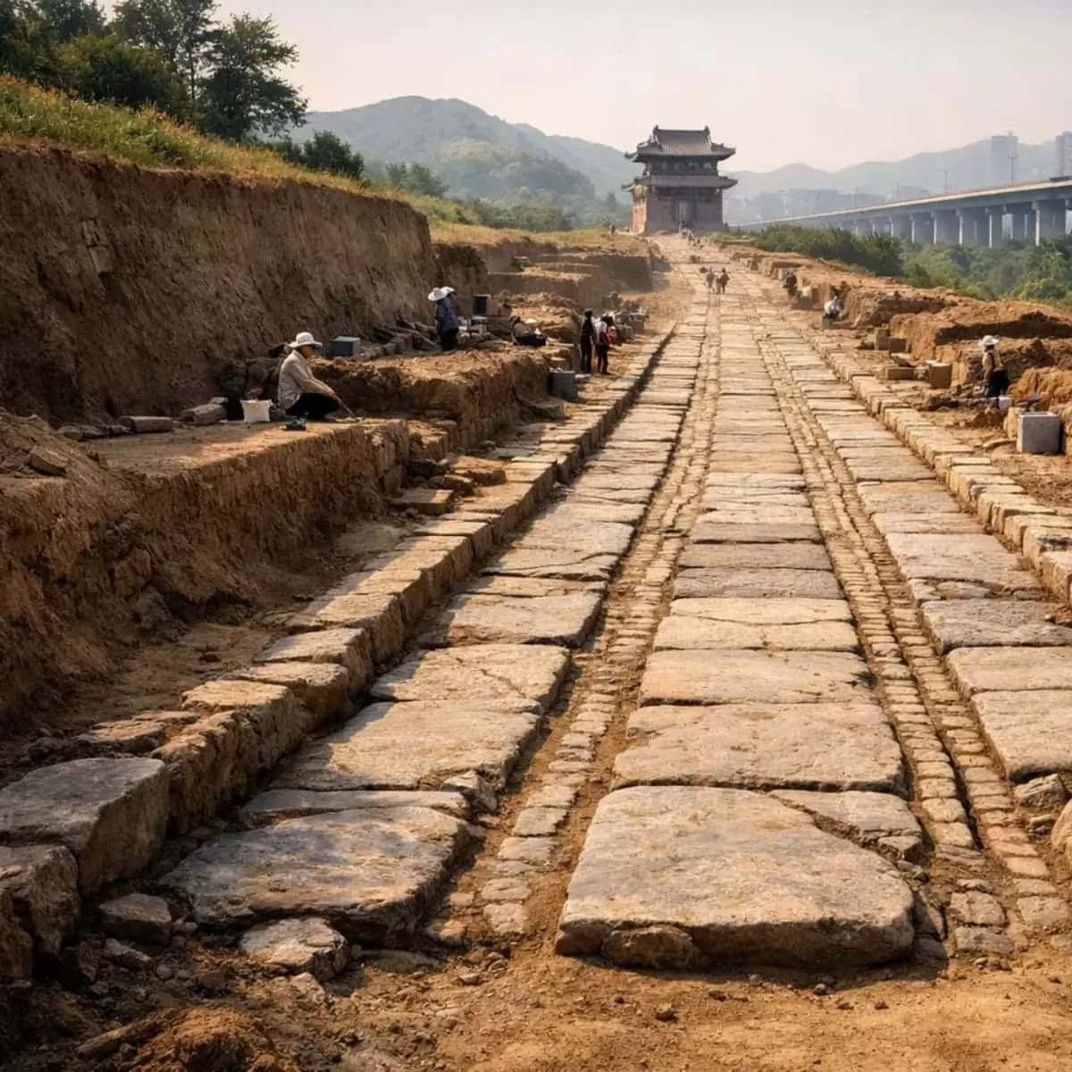 Antik kejsarväg i norra Kina hittad efter över 2 200 år