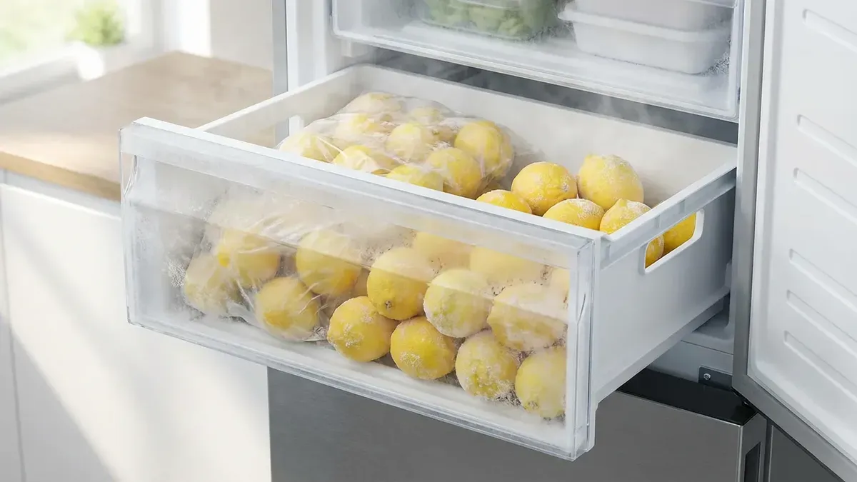 Varför frysa citroner?