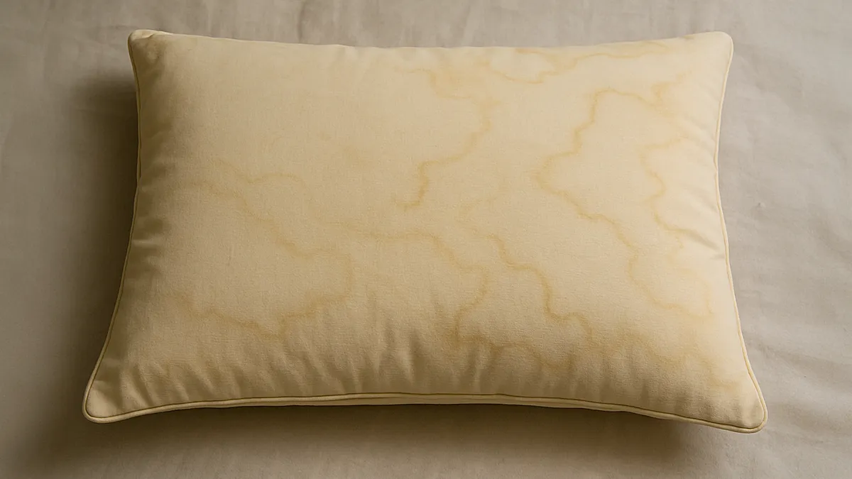 Varför kuddar blir gula — och vad du kan göra